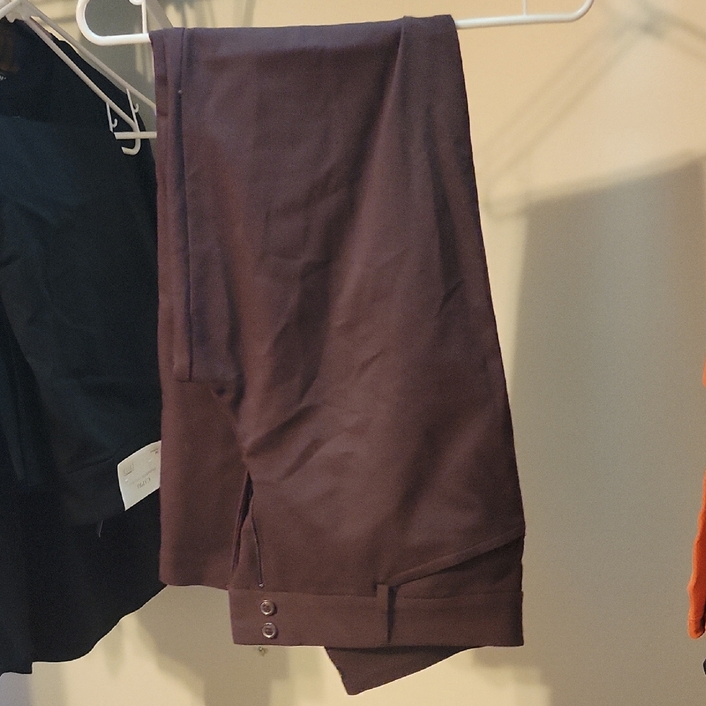 Women's Maroon Dress Pants